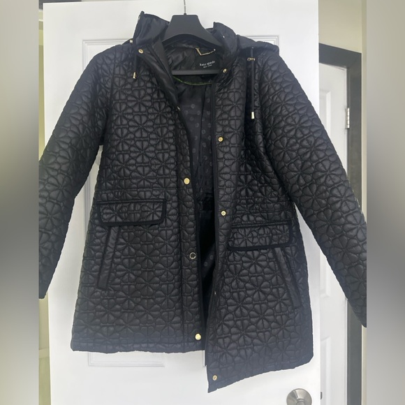 kate spade Jackets & Blazers - Black Quilted Jacket from Kate Spade Size Large